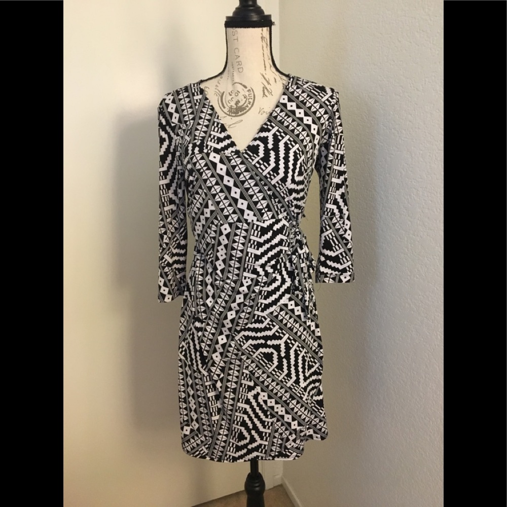 Emma and Michelle Wrap Around Dress Size S.